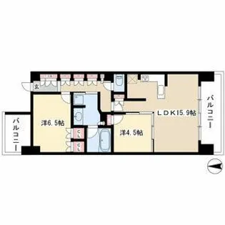 THE SAKAE RESIDENCE(ザ サカエ レジデンス)【13階】の間取り