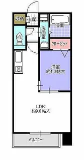シャローム天神北【10階】の間取り