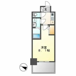 エスリード新栄マルス【4階】の間取り