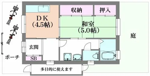 兵庫県神戸市長田区宮川町6丁目【一戸建】の間取り