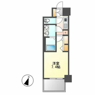 S-RESIDENCE堀田【13階】の間取り