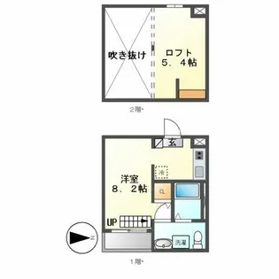ROROつゆはし【1階】の間取り