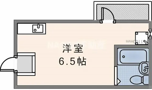 1Rの間取り画像