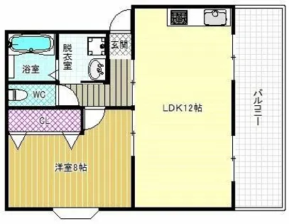 メゾン野々上【1階】の間取り