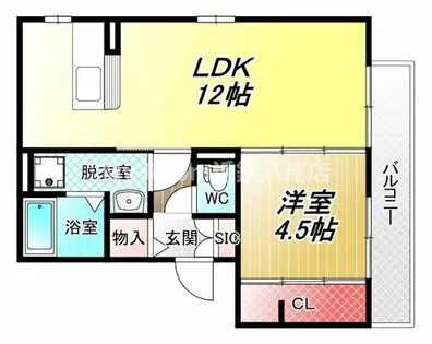 フローレンス宮町【3階】の間取り
