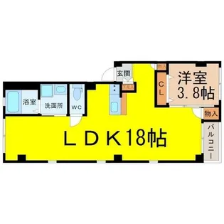 グランレーヴ東別院EAST【1階】の間取り