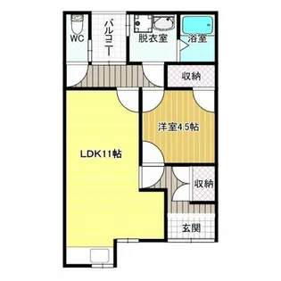 大阪府松原市上田5丁目【一戸建】の間取り