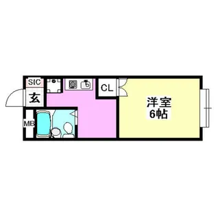 ブルーハイツNIWA【306号室】の間取り