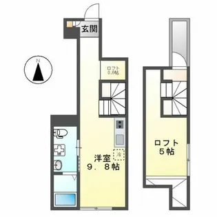 Pura Vidaナゴヤドーム前【1階】の間取り