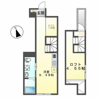 Pura Vidaナゴヤドーム前【1階】の間取り