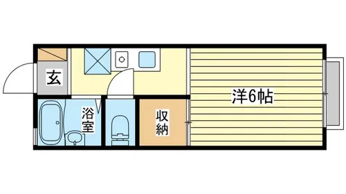 ステラ白浜【1階】の間取り