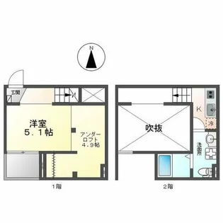 ゼン鶴舞【1階】の間取り