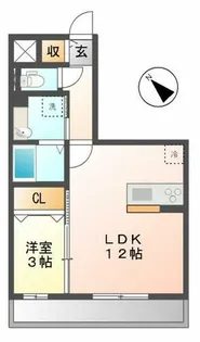 グランドール 千種【203号室】の間取り
