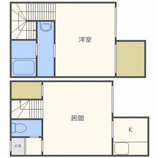 Yフラット【2階】の間取り