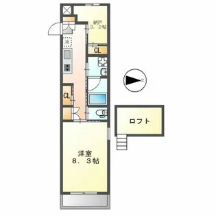 FLAT御器所【3階】の間取り