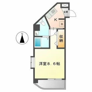 アメニティ吹上【4階】の間取り