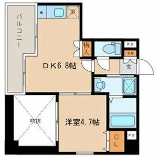 F・Corazon薬院【804号室】の間取り