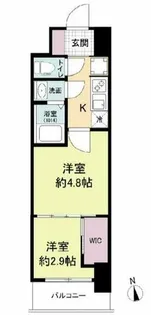 セレニテ難波グランデシュッド【3階】の間取り