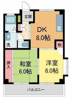 ハイム下村【203号室】の間取り