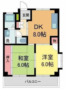 ハイム下村【203号室】の間取り