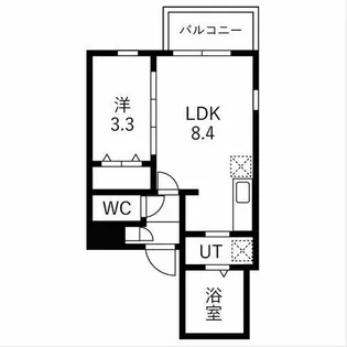 Cherim中村公園Onyx【3階】の間取り