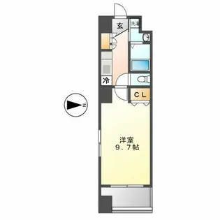 プロシード千代田【6階】の間取り