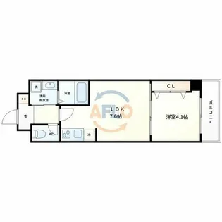 マイロード新森【2階】の間取り