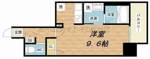 プレサンス立売堀パークシティ【3階】の間取り