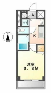 ライジングコート名古屋駅前東【3階】の間取り