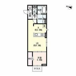 Sieben Yotsuya(ジーベンヨツヤ)【102号室】の間取り