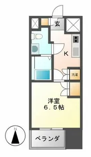 シエルブルー栄【5階】の間取り