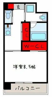 PHOENIX Clove Tomoi【7階】の間取り