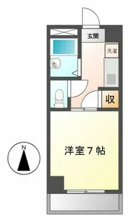 ドゥ・エトワール【405号室】の間取り