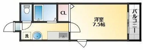 トレイズⅢ【6階】の間取り