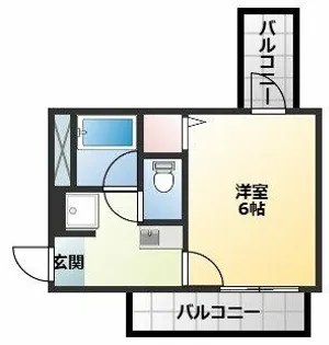 ツインツリー【5階】の間取り