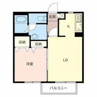 シャーメゾン延末【0203号室】の間取り