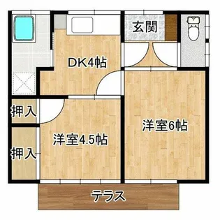福岡県小郡市小郡【一戸建】の間取り