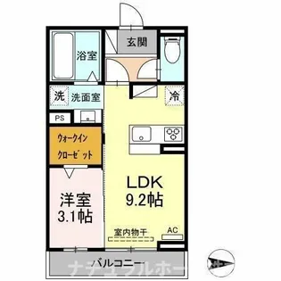 トカティ【3階】の間取り