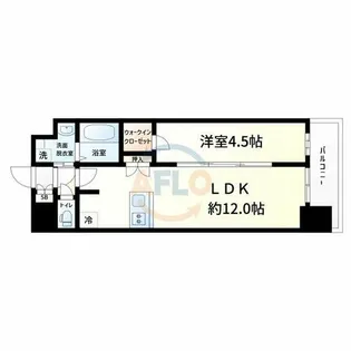 プレサンス大正フレンジ【5階】の間取り