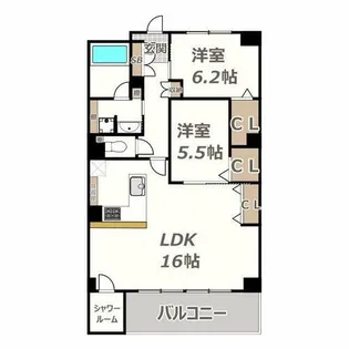グレースコートシーダーバレー【403号室】の間取り