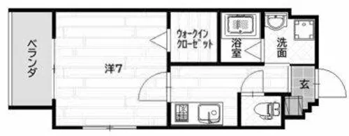 ノースステイツ西小倉【8階】の間取り