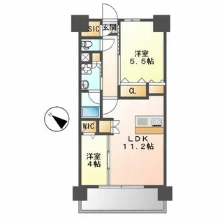 プレサンス ロジェ 千種【6階】の間取り