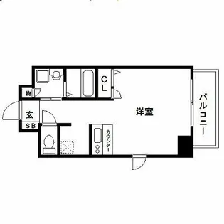 プレサンス名古屋STATIONビーフレックス【6階】の間取り