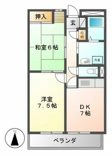 ドムス栄【4階】の間取り