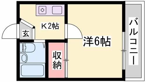 Rinky Garden Ⅱ【1階】の間取り