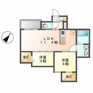 REGALESTルミナス黄金【303号室】の間取り