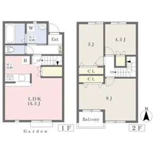 Eternal Place構【102号室】の間取り