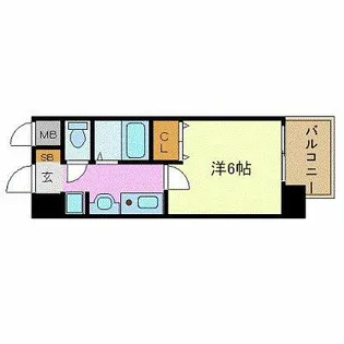 プレサンス名古屋駅前【10階】の間取り