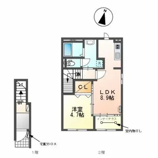 オリオン【2階】の間取り