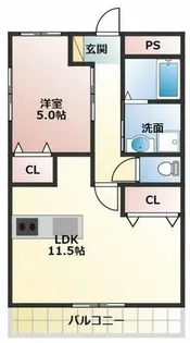 アゼリア大岩【2階】の間取り